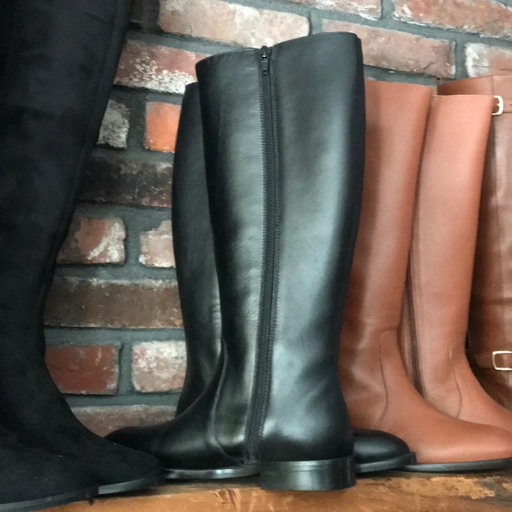 New w/o Box J. Crew Leather Knee High‎ Riding Boots